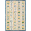 Cream, Beige, Yellow, Mustard, Orange, Navy / 2' x 3'