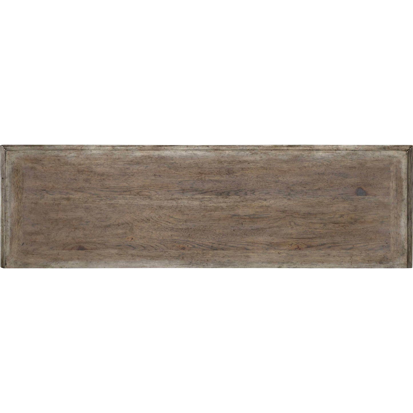 001 SI-1749915 | Additional Silo | True Vintage Accent Console by Hooker Furniture in driftwood. Made from pecky pecan veneers, resin, solid-wood edge top in a traditional style.