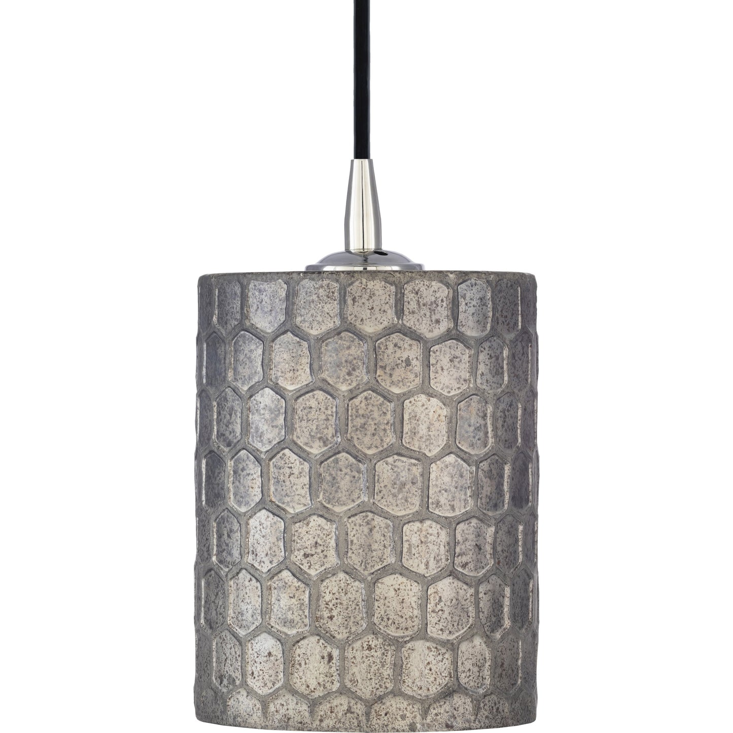 001 SR-755054 | Primary Silo | Finnegan Ceiling Light - 23627 by Surya in black, metallic silver, metallic nickel and taupe. Made from glass, metal, plastic in a modern style.