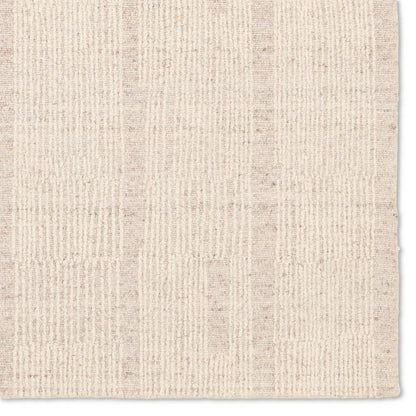 Finnigan FGN02 Rug by Jaipur Living in cream, brown. Made from 100% wool in a unique style.