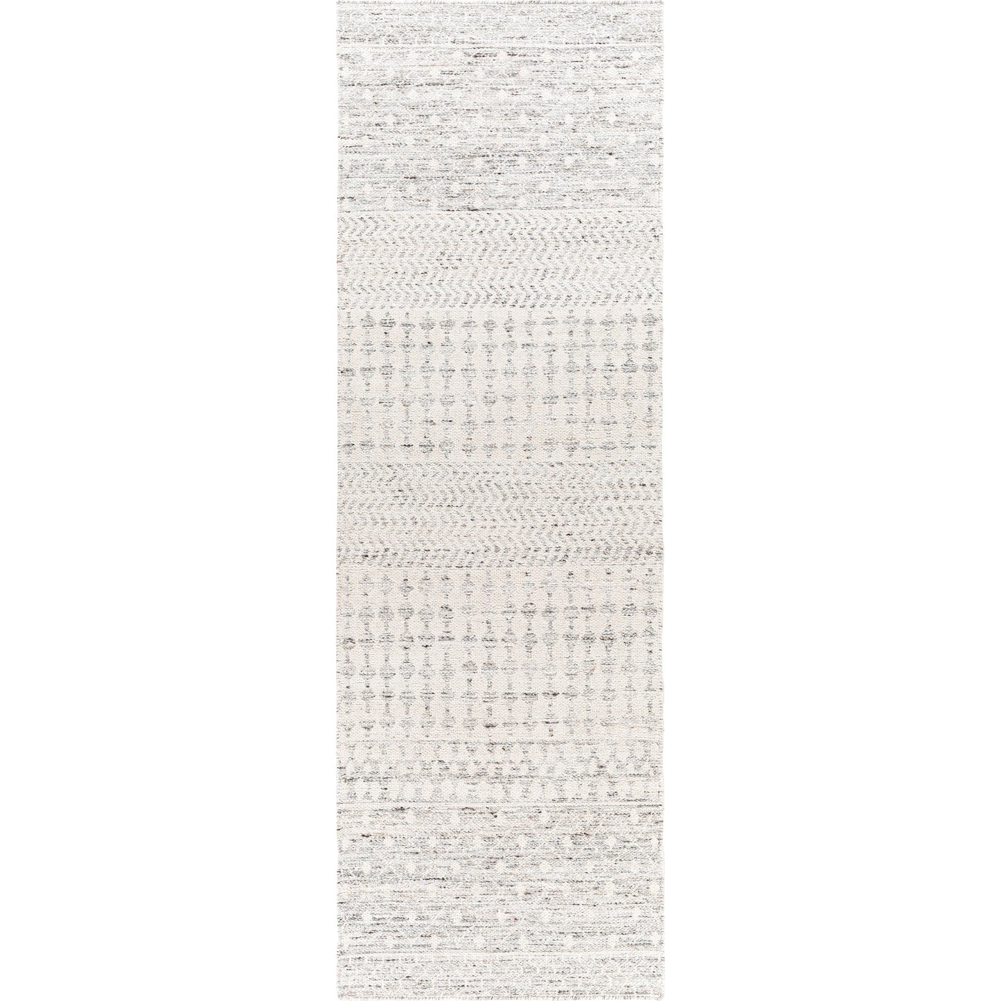009 SI-1882086 | Primary Silo | Fulham FHM-2305 Rug by Livabliss in beige, cream, medium gray, slate, charcoal. Made from 50% chenille-cotton, 50% viscose in a unique style.