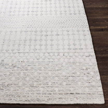 Fulham Rug - 27324 by Livabliss in beige, cream, medium gray, slate, charcoal. Made from 50% chenille-cotton, 50% viscose in a unique style.