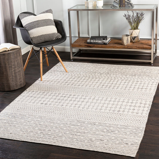 Fulham Rug - 27324 by Livabliss in beige, cream. Made from 50% chenille-cotton, 50% viscose in a unique style.