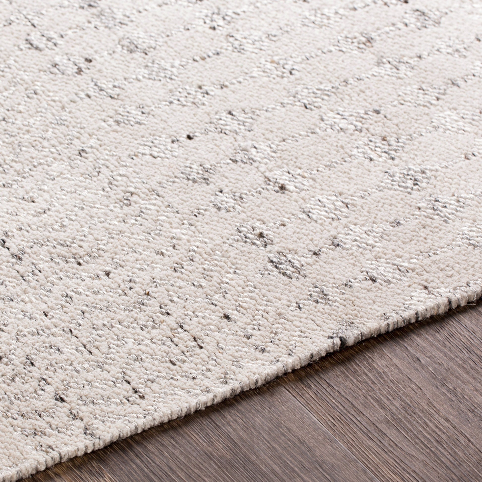 Fulham Rug - 27324 by Livabliss in beige, cream, medium gray, slate, charcoal. Made from 50% chenille-cotton, 50% viscose in a unique style.