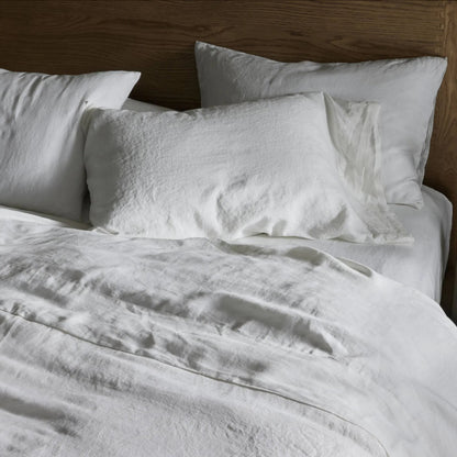 Sable Flat Sheet by Four Hands. Made from 100% flax/linen in a modern style.