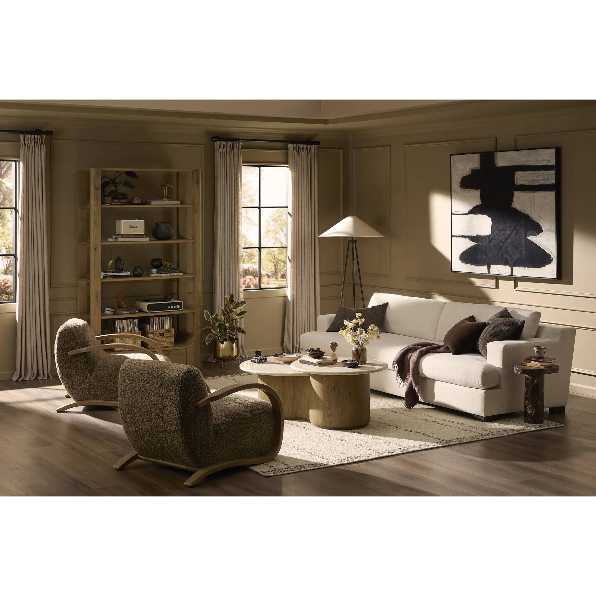 Crispin Sofa by Four Hands. Made from unique in a transitional style.