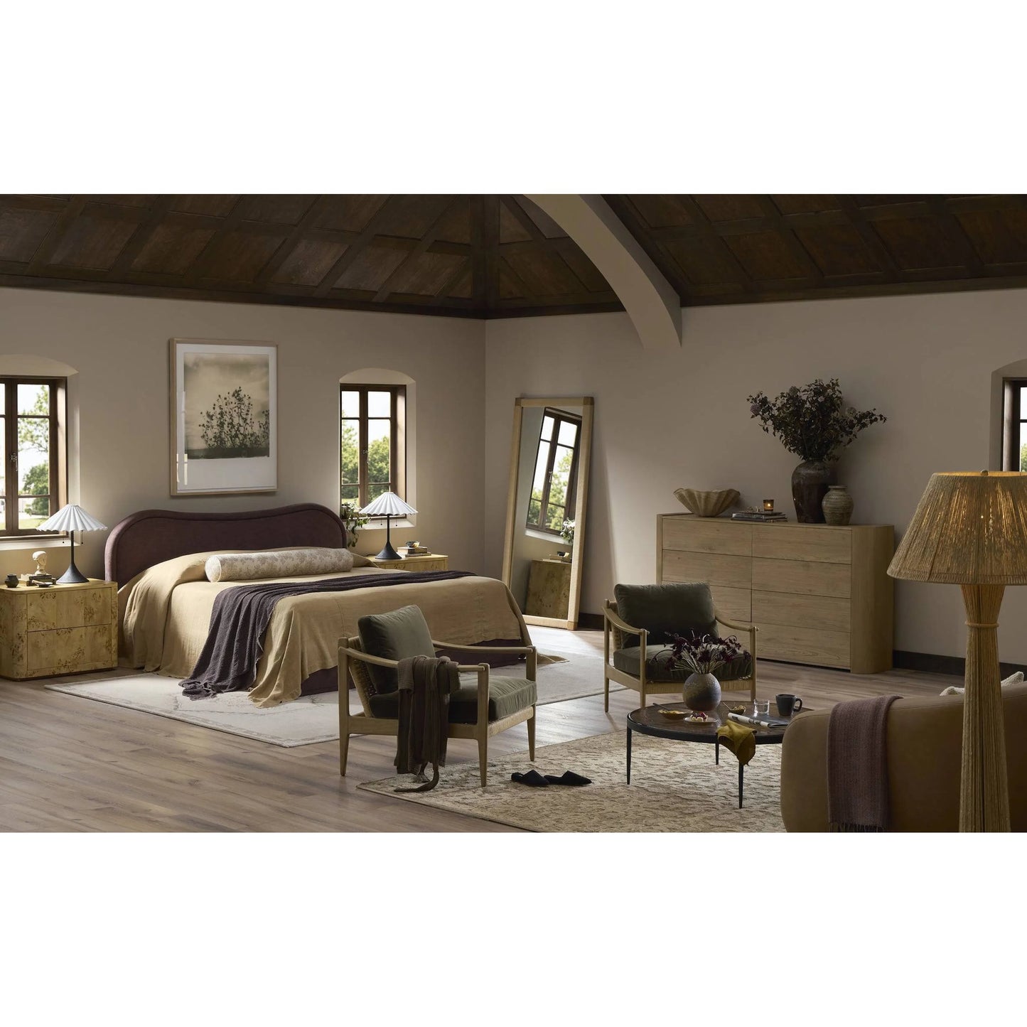 000 SI-2446568 | Lifestyle | Fiorella Table Lamp by Four Hands. Made from iron in a modern style.