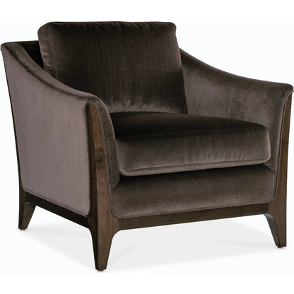 Sophia Chair by Hooker Furniture in rich cathedral cherry. Made from unique in a modern style.