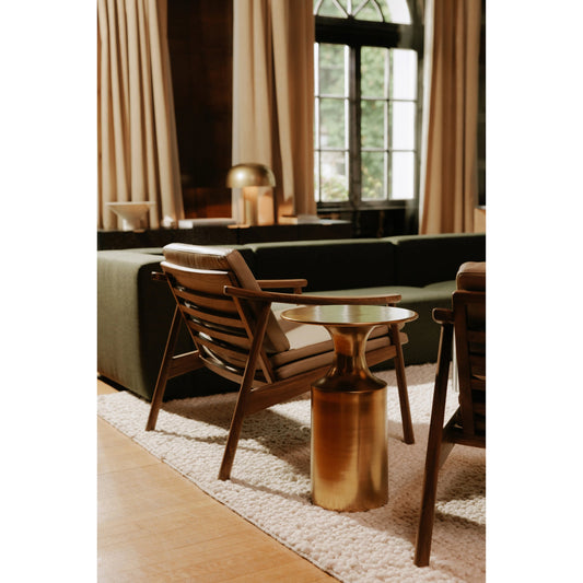 Rassa Accent Table by Moe's Home Collection. Made from aluminum in a modern style.