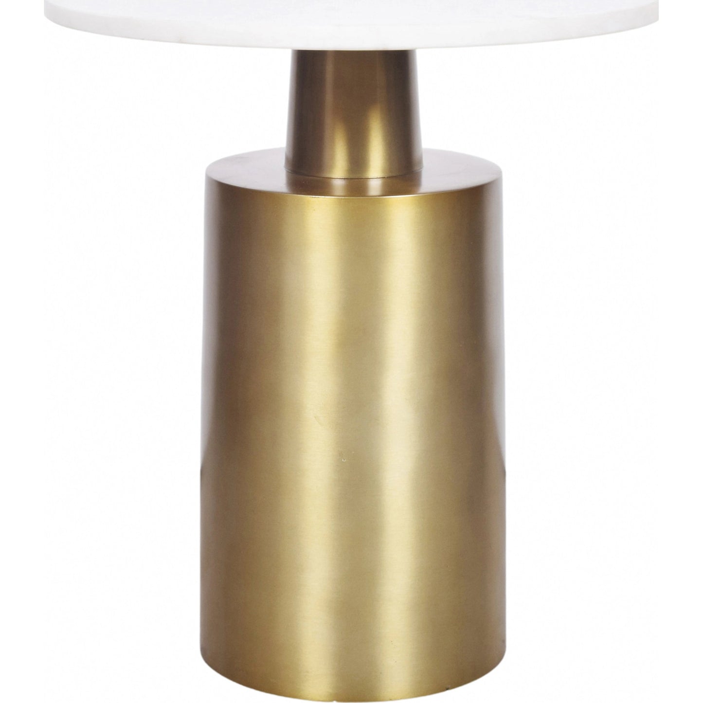 002 SI-1985248 | Additional Silo | France Accent Table by Moe's Home Collection in gold. Made from aluminum base, marble top in a modern style.