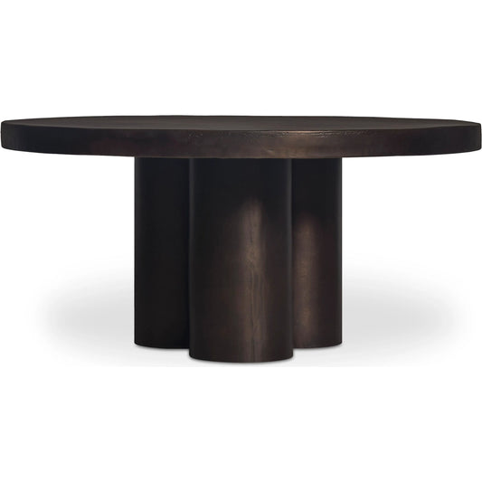 Logan Outdoor Coffee Table by Moe's Home Collection in black. Made from cast aluminium in a unique style.