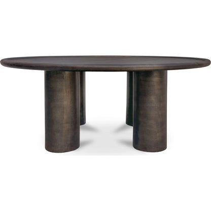 Deacon Outdoor Coffee Table by Moe's Home Collection in deep bronze. Made from cast aluminium in a modern style.