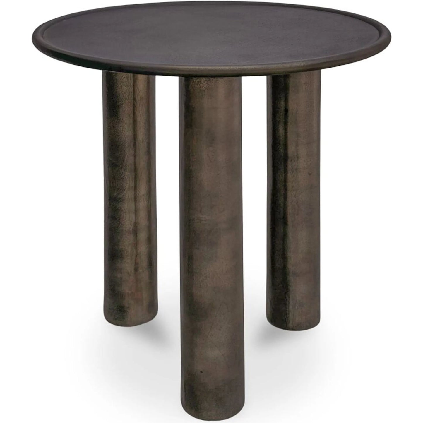 002 SI-2441354 | Additional Silo | Deacon Outdoor Side Table by Moe's Home Collection in deep bronze. Made from cast aluminium in a modern style.