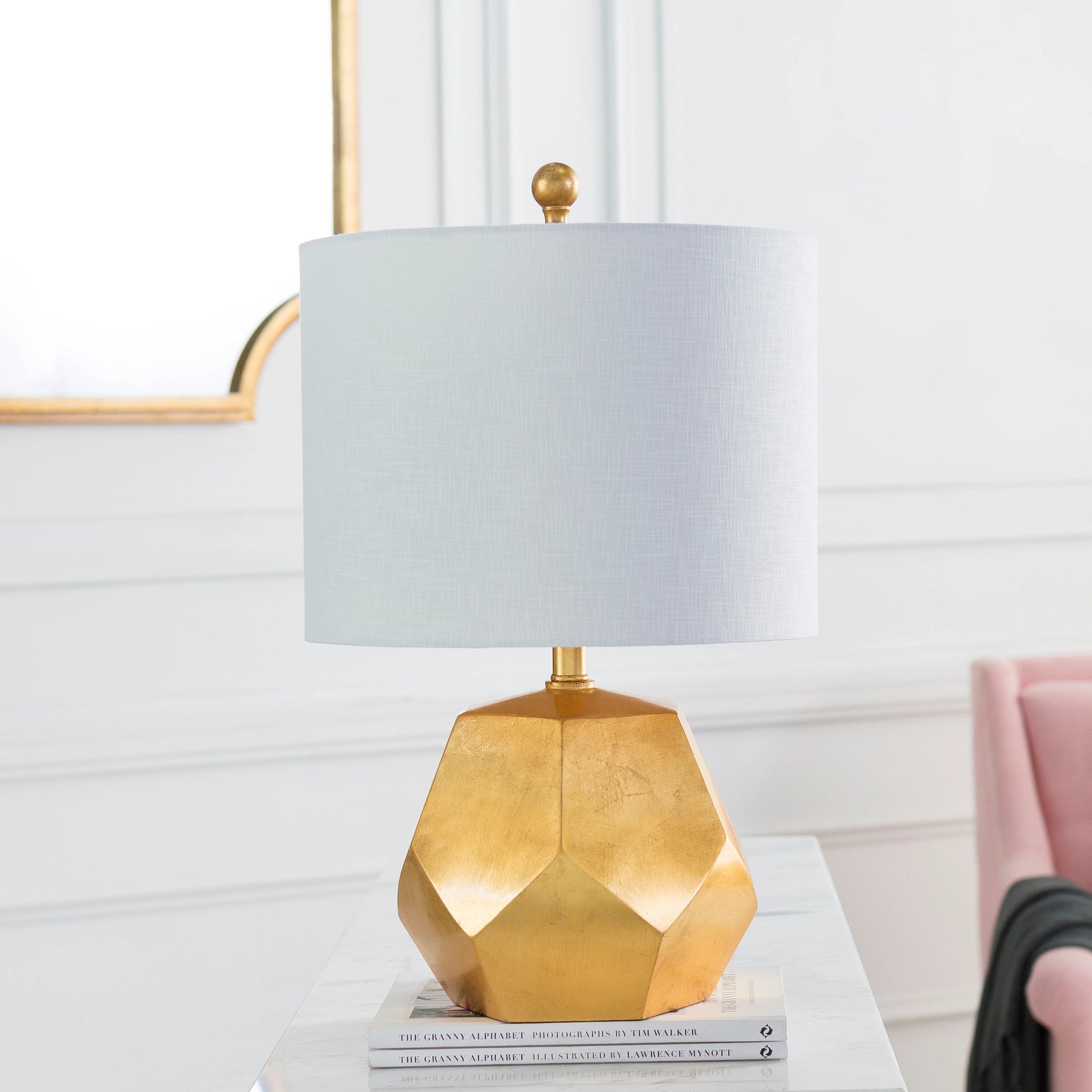 Fielding - 19784 by Livabliss in n/a, white and gold. Made from linen, polyester, resin, 100% metal in a modern style.