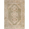 Taupe, Light Olive, Medium Brown, Olive, Dark Brown, Ivory / 2'6" x 7'3"