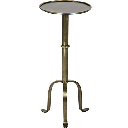 Tini Side Table by Noir. Made from metal in a transitional style.