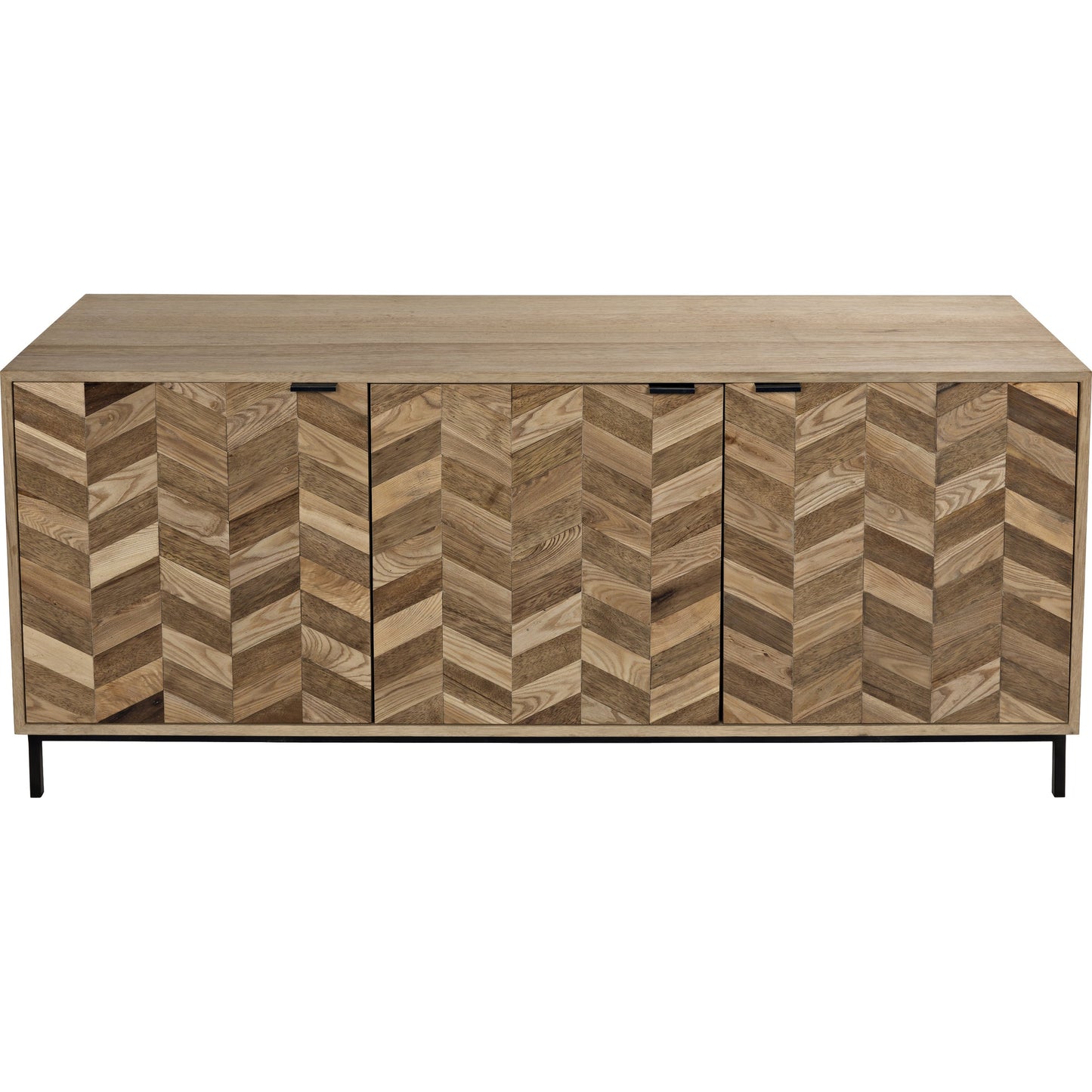 002 S-334873 | Additional Silo | Herringbone Sideboard by Noir in washed walnut. Made from walnut, metal in a eclectic & global style.