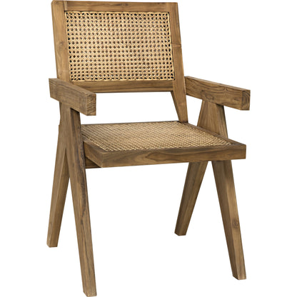 Jude Chair by Noir. Made from teak in a transitional style.