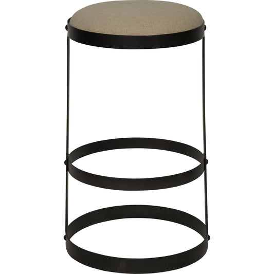 Dior Bar Stool by Noir. Made from metal in a transitional style.