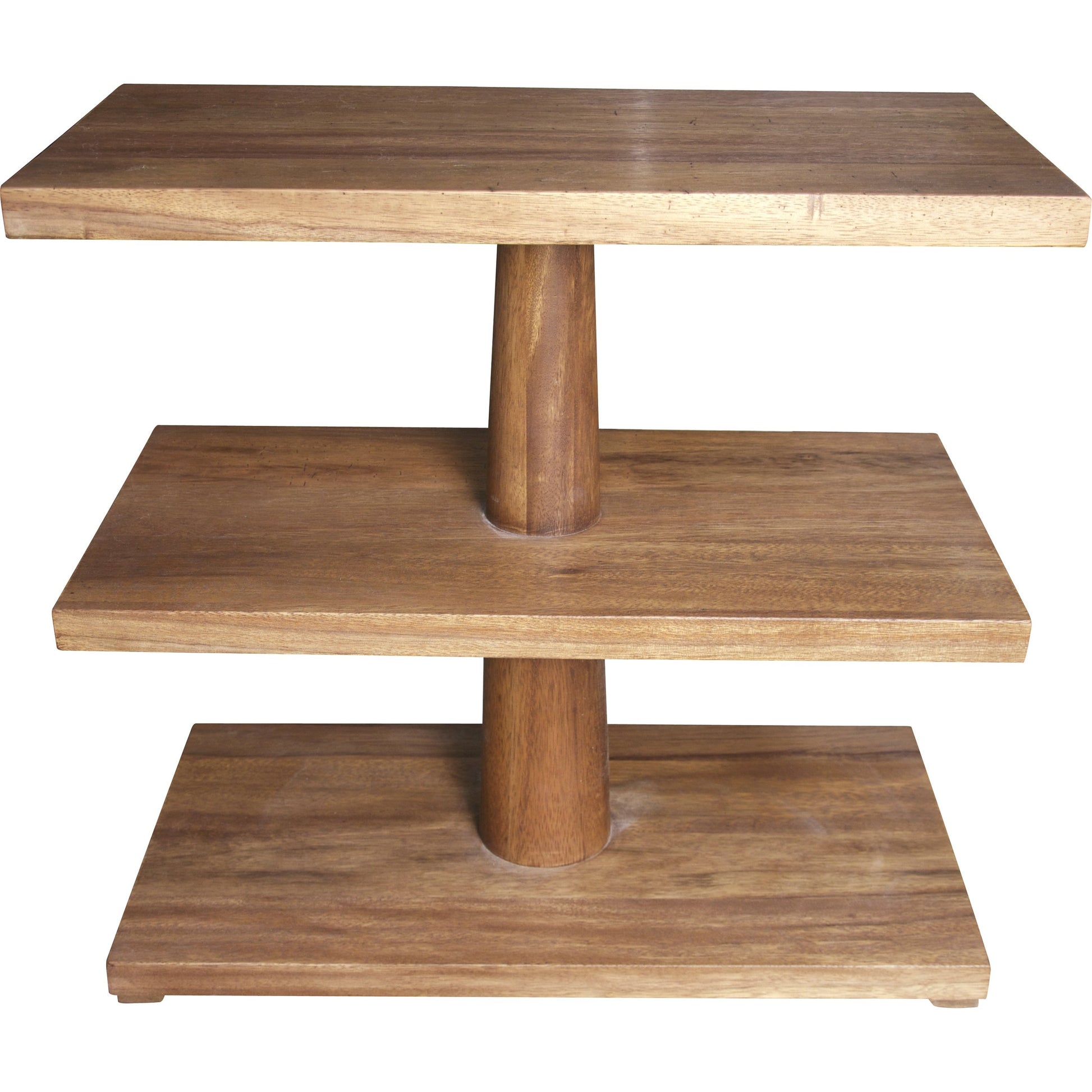 Fatima Side Table by Noir in dark walnut. Made from walnut in a transitional style.