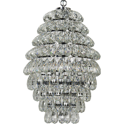 Illumination Chandelier by Noir in chrome. Made from metal, glass in a modern style.