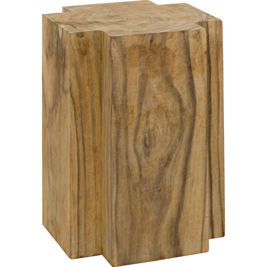 Haru Side Table by Noir in teak. Made from teak in a modern style.