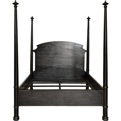 Douglas Bed by Noir. Made from mahogany in a traditional style.