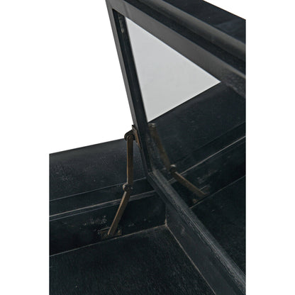 Rhiana Dresser by Noir in hand rubbed black. Made from mahogany in a transitional style.