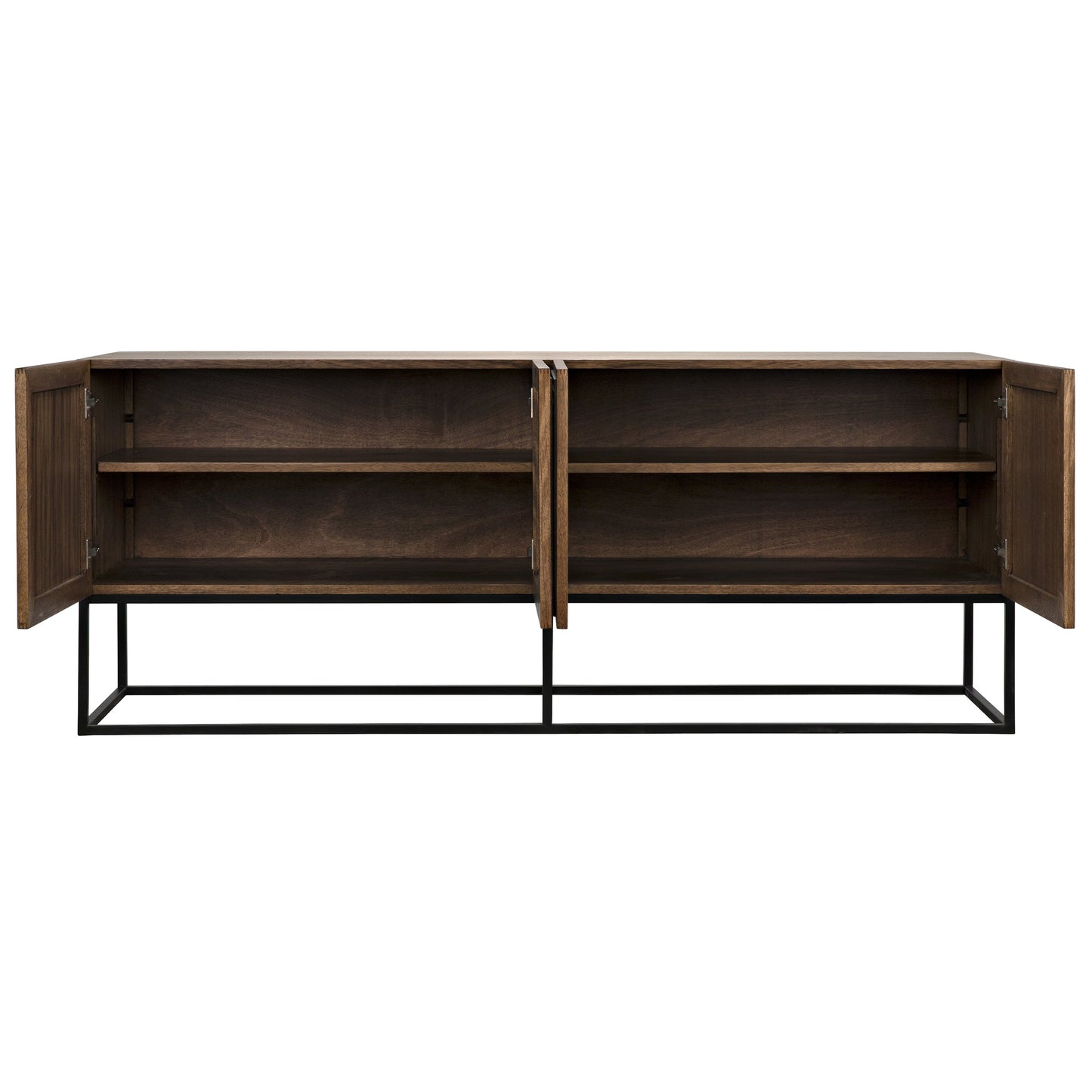 003 S-334988 | Additional Silo | Lanon Sideboard by Noir in dark walnut. Made from walnut, metal in a eclectic & global style.