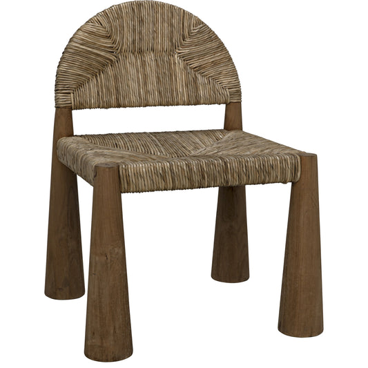 001 S-335001 | Additional Silo | Laredo Chair by Noir in teak, rush. Made from teak, rush in a eclectic & global style.