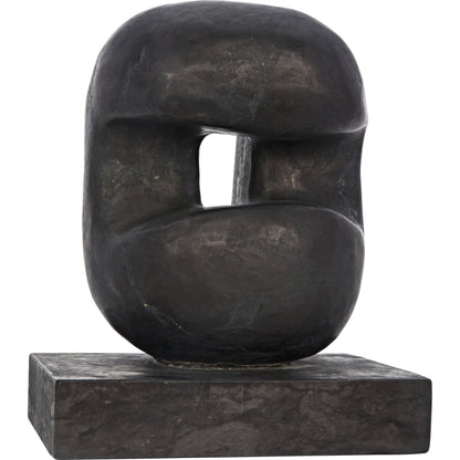 Juno Sculpture by Noir in black marble. Made from marble in a modern style.