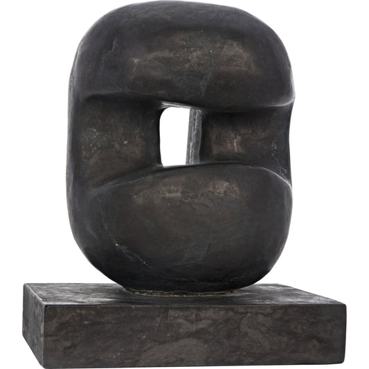 Juno Sculpture by Noir in black marble. Made from marble in a modern style.