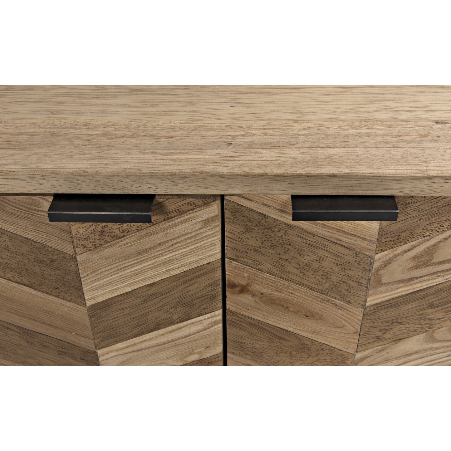 006 S-334873 | Closeup | Herringbone Sideboard by Noir in washed walnut. Made from walnut, metal in a eclectic & global style.