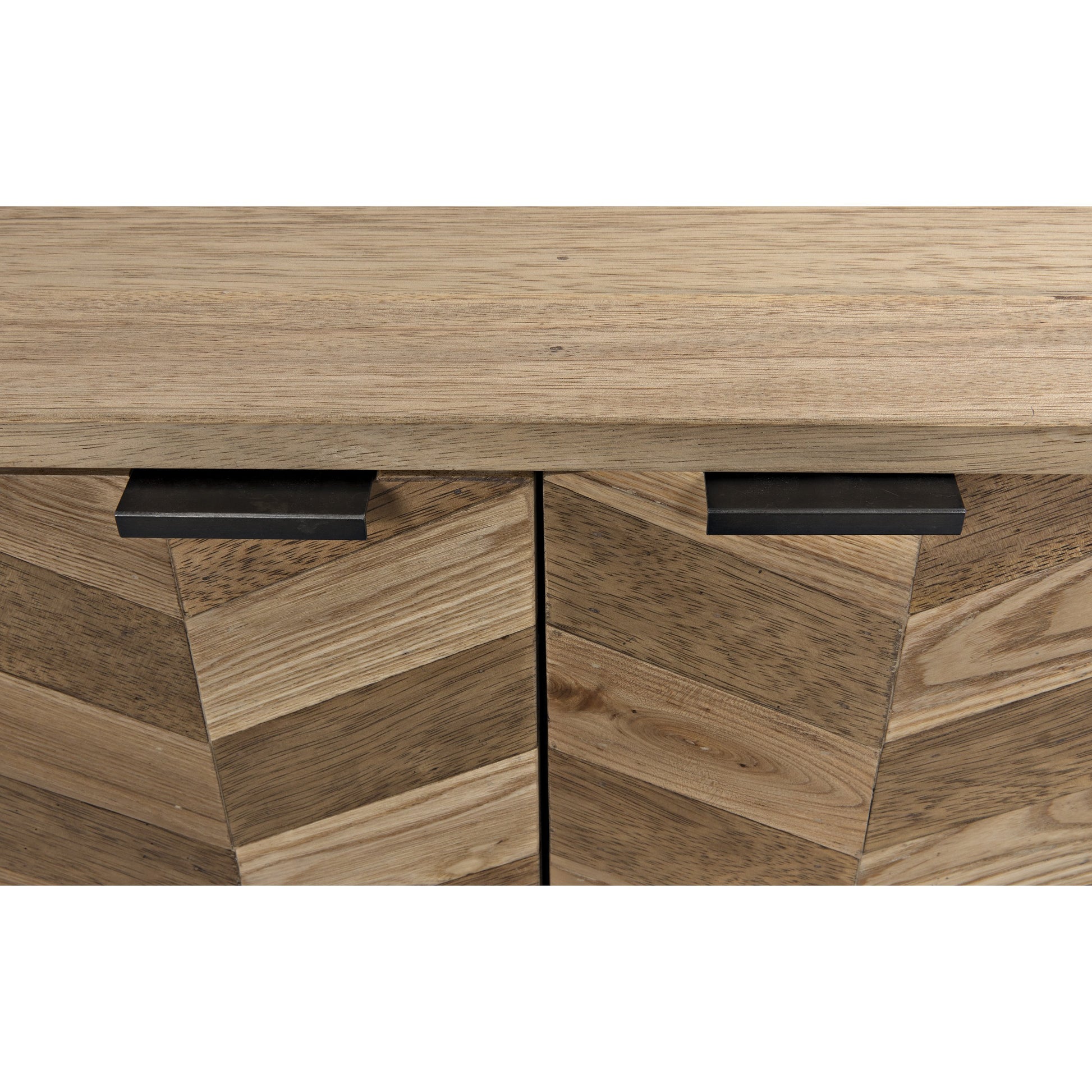 Herringbone Sideboard by Noir in washed walnut. Made from walnut, metal in a eclectic & global style.