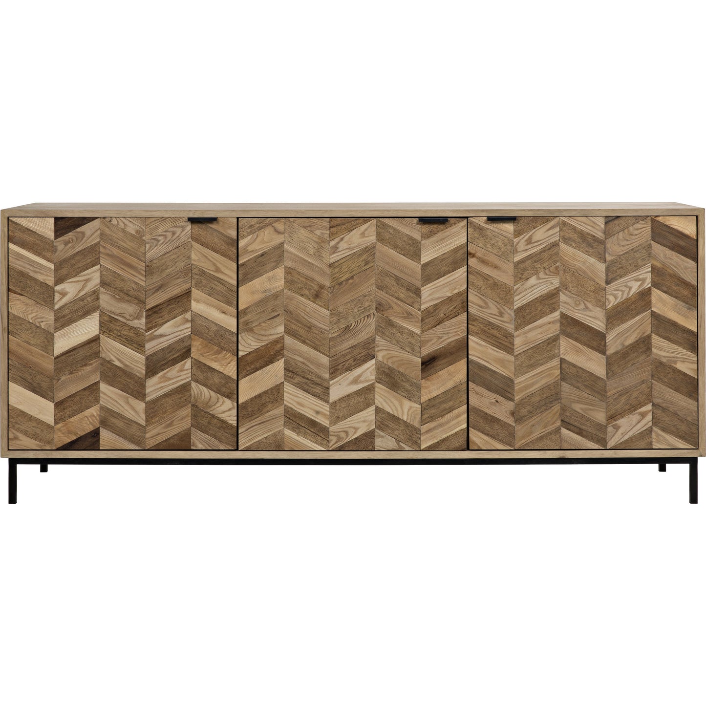 001 S-334873 | Additional Silo | Herringbone Sideboard by Noir in washed walnut. Made from walnut, metal in a eclectic & global style.