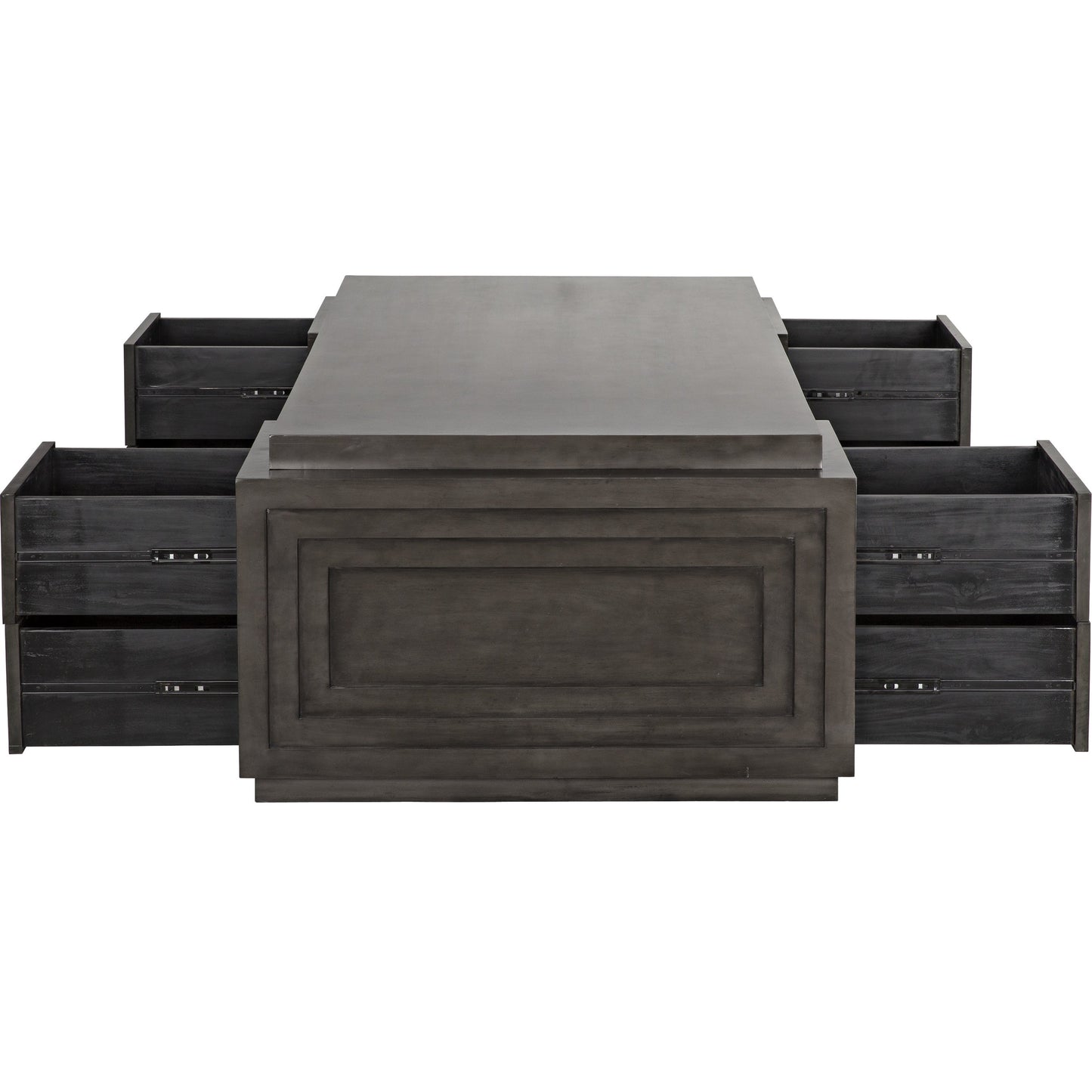 002 S-335129 | Additional Silo | Mentor Desk by Noir in pale. Made from mahogany in a eclectic & global style.