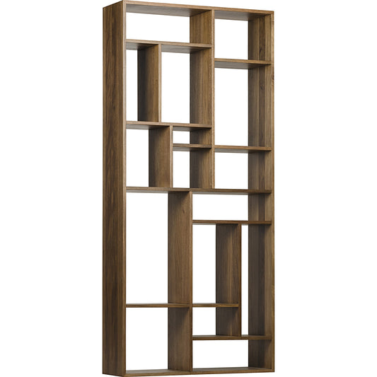 Malic Shelf by Noir in dark walnut. Made from walnut in a modern style.