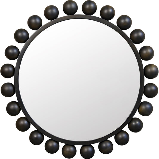 Cooper Mirror by Noir in metal. Made from metal in a transitional style.
