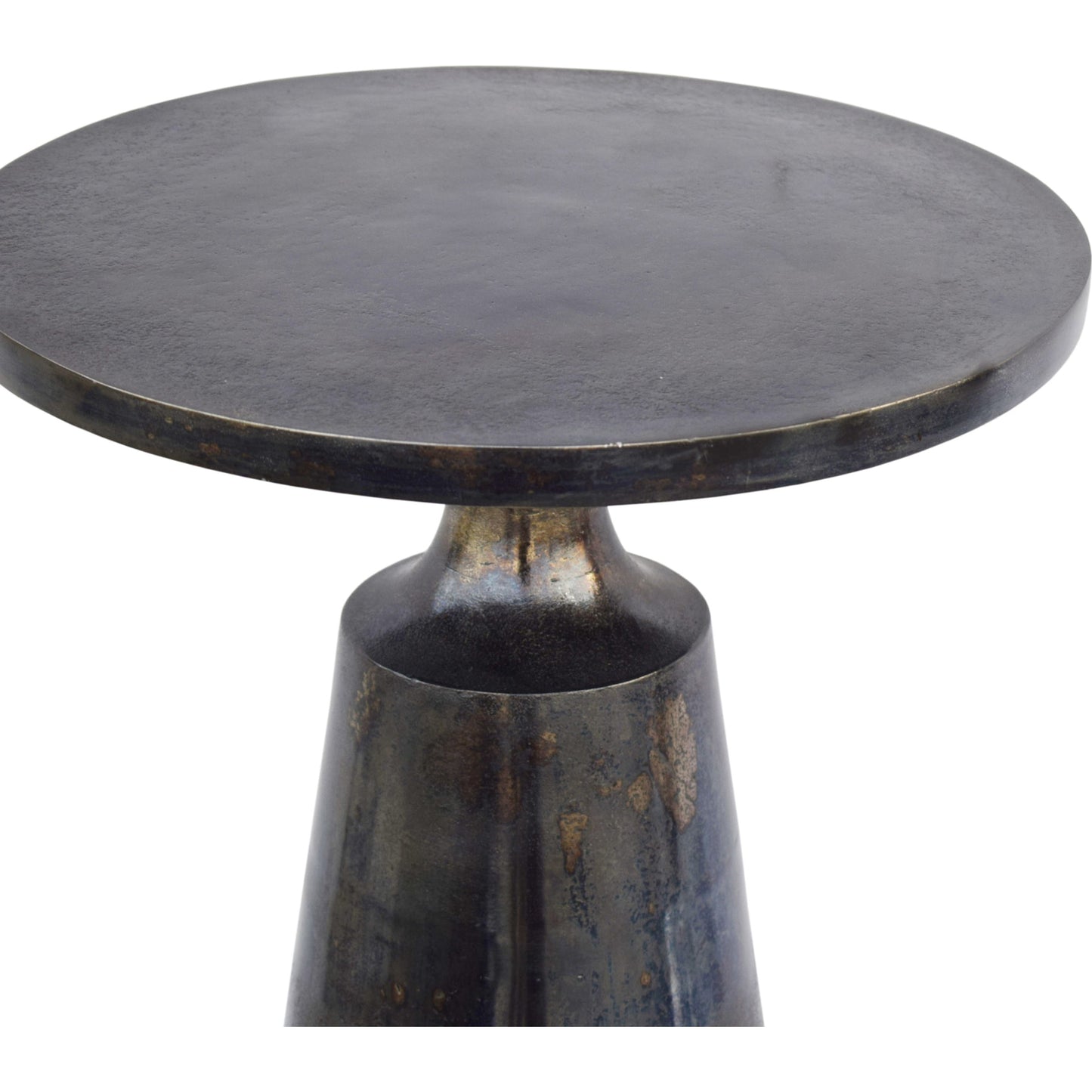002 S-329632 | Closeup | Sonja Accent Table by Moe's Home Collection in charcoal gray. Made from aluminum in a eclectic & global style.