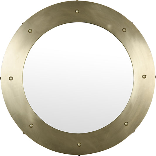 Clay Mirror by Noir. Made from metal in a modern style.