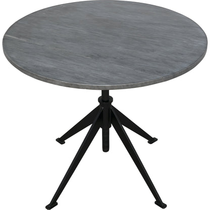 Matilo Adjustable Table by Noir in metal, marble. Made from metal, marble in a modern style.