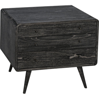 Bart Chest by Noir in cinder black. Made from mindi in a modern style.