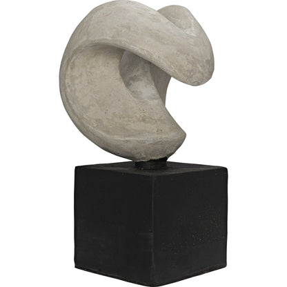 Nobuko Sculpture by Noir in fiber cement. Made from fiber cement in a modern style.