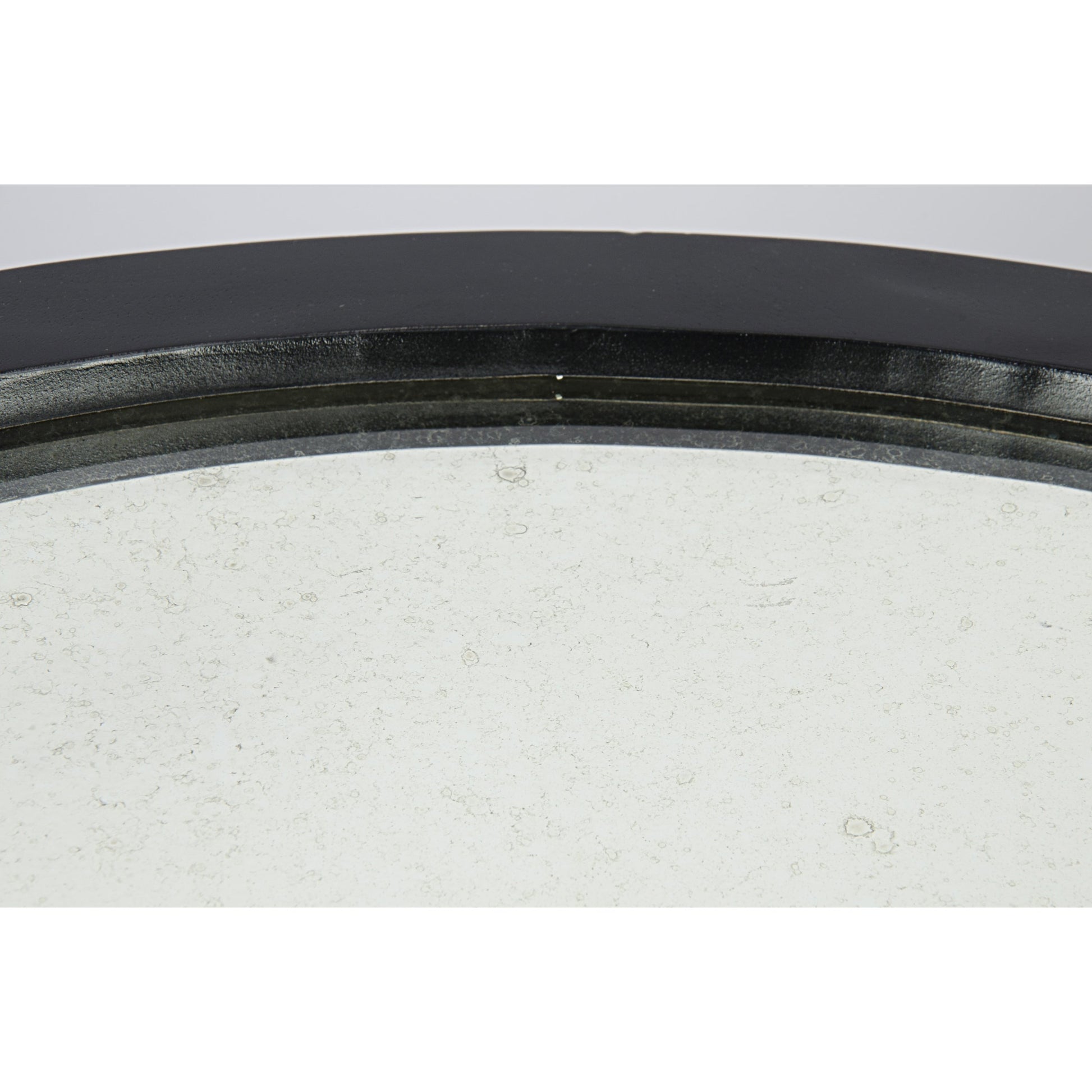 Imperial Side Table by Noir in white wash. Made from mahogany in a transitional style.