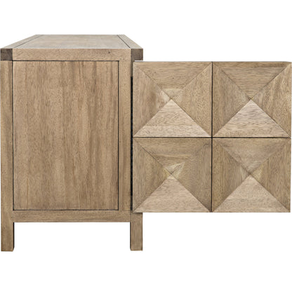 Quadrant Sideboard by Noir. Made from walnut in a modern style.
