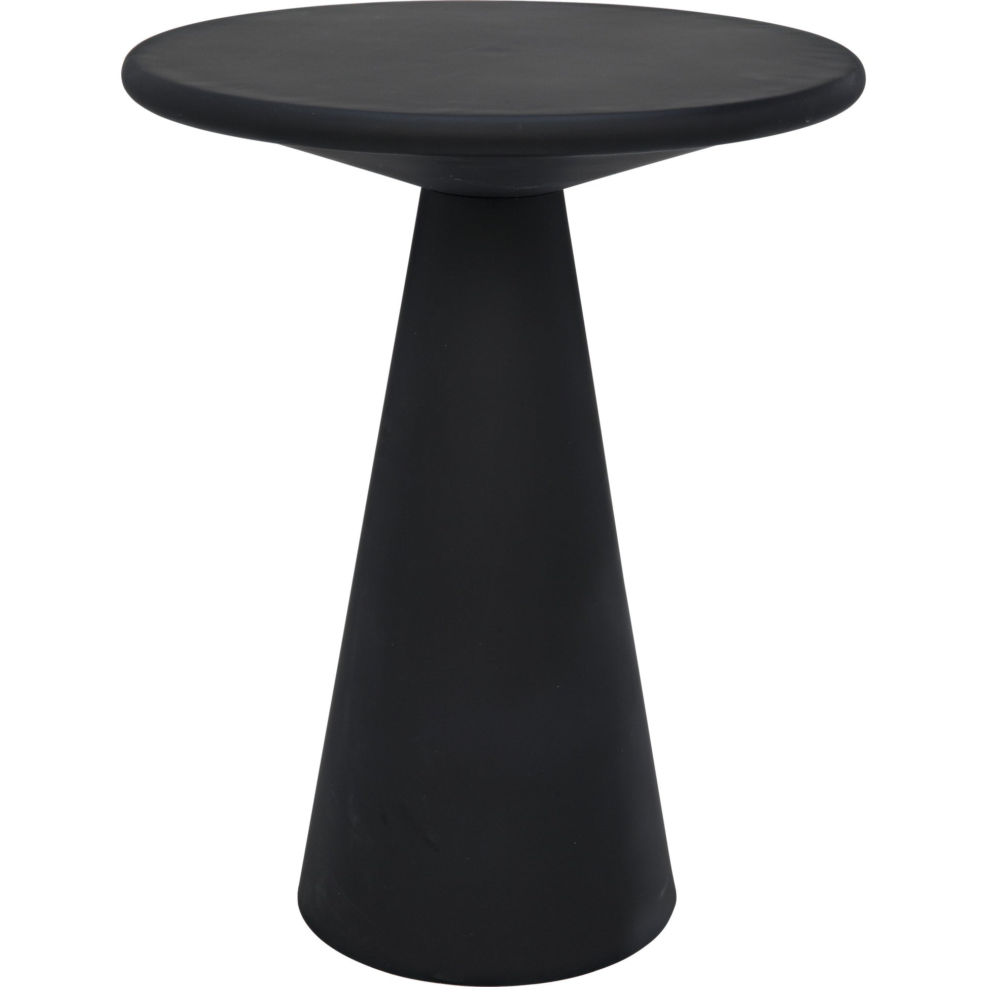 Idiom Side Table by Noir in matte black. Made from metal in a modern style.