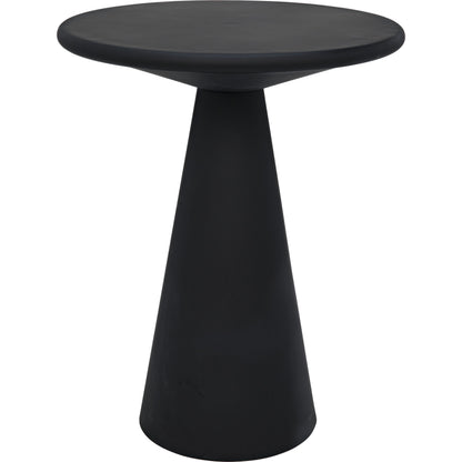 Idiom Side Table by Noir in matte black. Made from metal in a modern style.