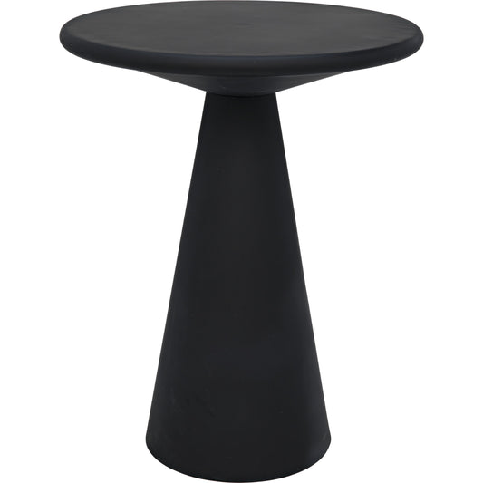Idiom Side Table by Noir in matte black. Made from metal in a modern style.