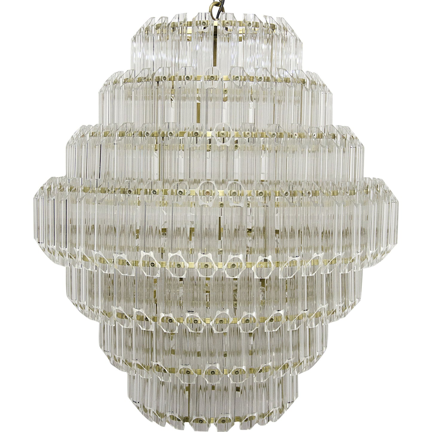 001 S-335261 | Additional Silo | Palazzo Chandelier by Noir in antique brass. Made from metal, glass in a traditional style.