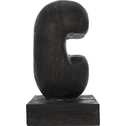 Juno Sculpture by Noir in black marble. Made from marble in a modern style.